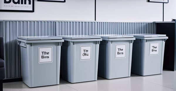 Les poubelles de bureau qui transformeraient votre espace de travail