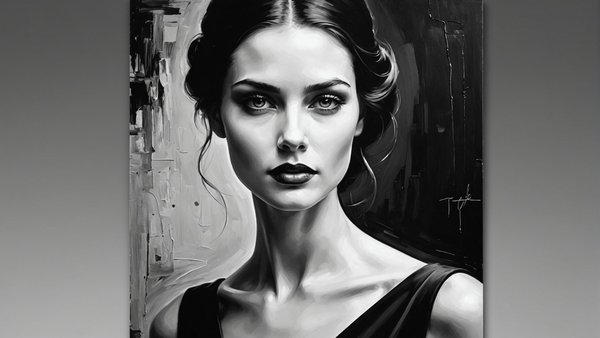 Élégance et raffinement : découvrez les tableaux en noir et blanc