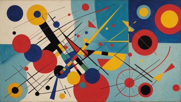 Reproduction d'un tableau wassily kandinsky : choisissez le modèle qui vous convient